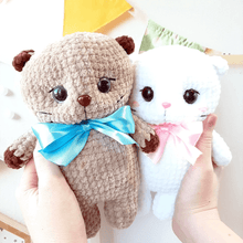 Load image into Gallery viewer, Adorable Kitten Amigurumi crochet pattern
