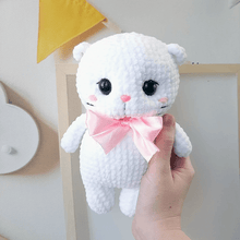 Load image into Gallery viewer, Adorable Kitten Amigurumi crochet pattern
